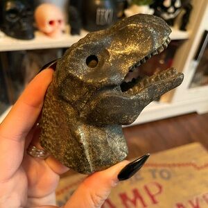 Pyrite T-Rex Skull